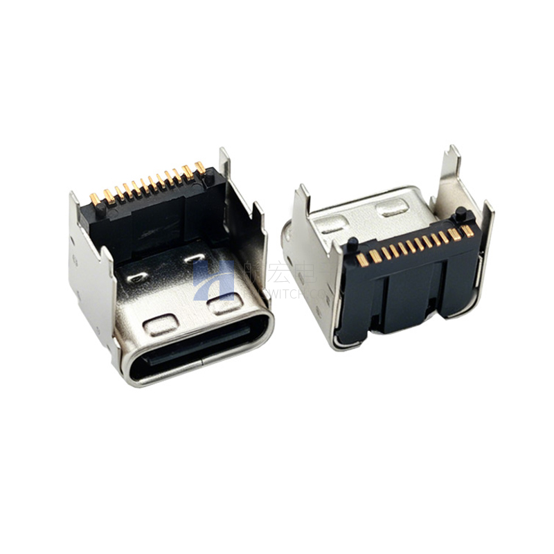 TYPE-C单排16P 架高型CH=5.90 母座
