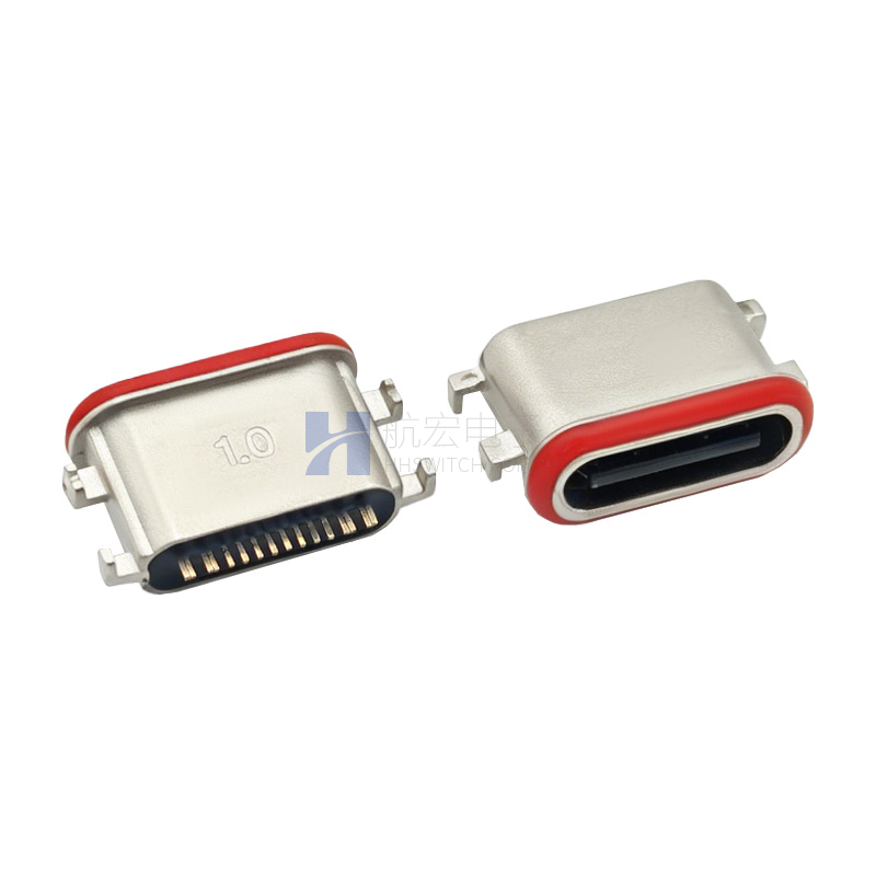 TYPE-C连接器 16P submerged 1.0 防水型 X7